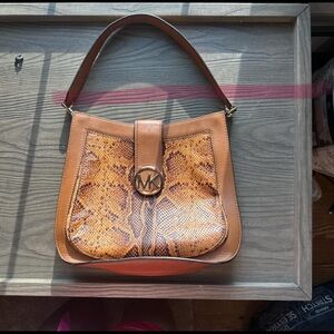 Brown Michael Kors Messenger Bag